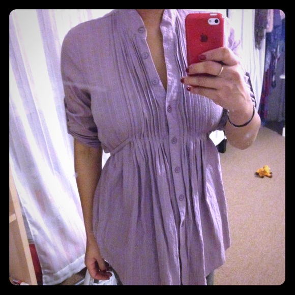 Mauve Button Down Shirt