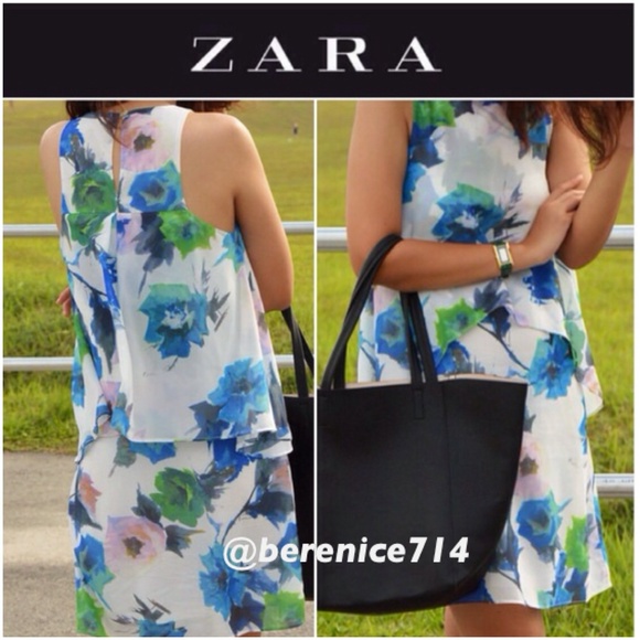 Zara Dresses & Skirts - 🎉HP🎉 Zara summer chiffon dress