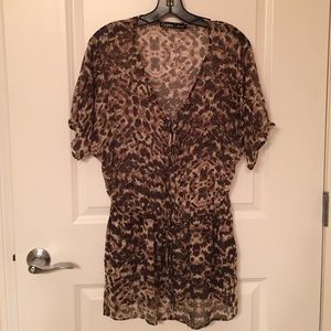 Gypsy camouflage swim cover up