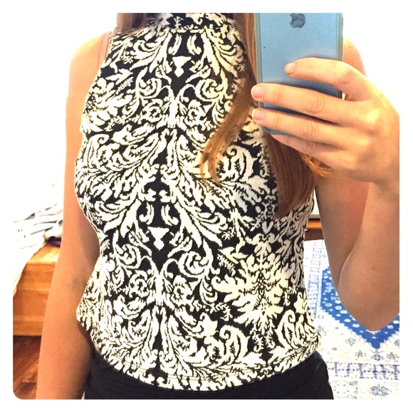 Floral crop top