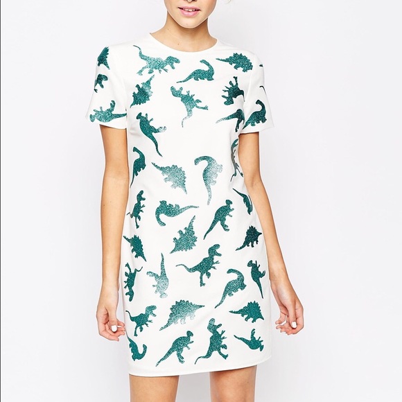 ASOS Dresses & Skirts - Lashes of London Dinosaur glitter dress