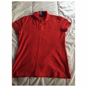 Red Women's Polo