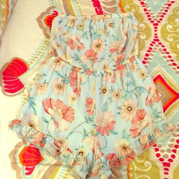 Forever 21+ Floral Romper