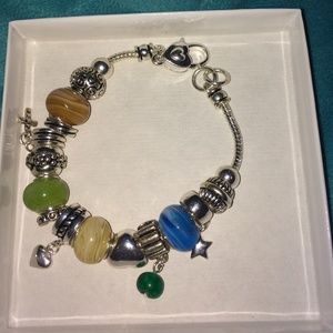 Pandora like charm bracelet