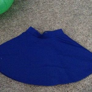 Blue forever 21 skater skirt