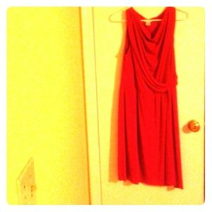 Magenta maternity dress sleeveless