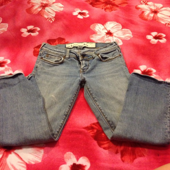 Abercrombie light wash jeans
