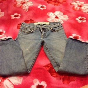Abercrombie light wash jeans