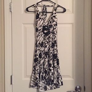 Floral halter dress