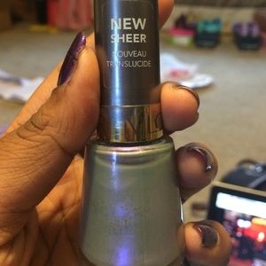 Pearly Blue Nail Polish