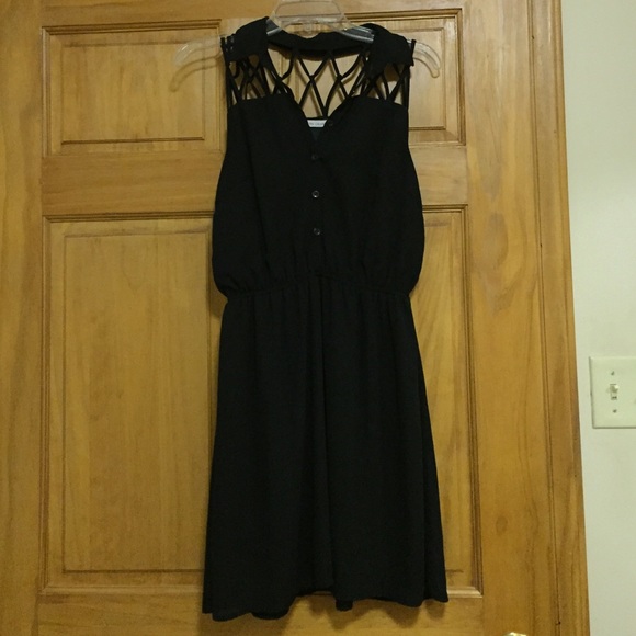Simple black dress
