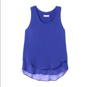 Rebecca Taylor Crepe Gauze Tank