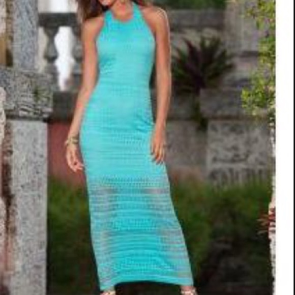 Long open Back Dress New