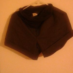 Motherhood Maternity brown and tan shorts