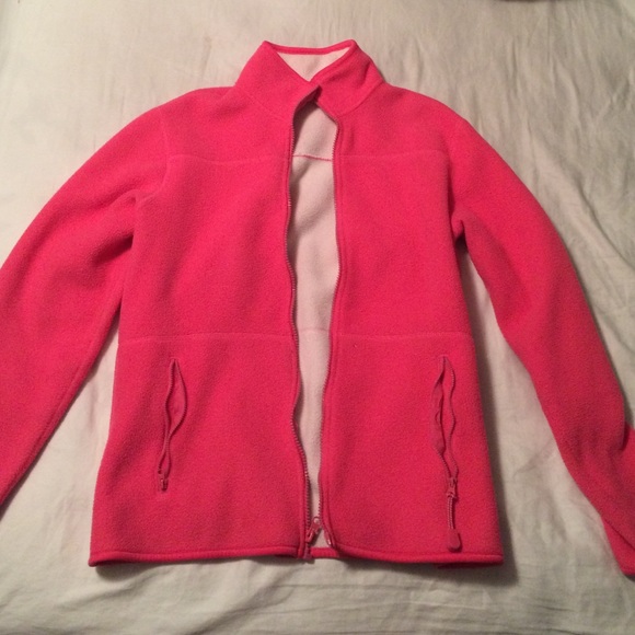 Women's athletic bright pink jacket