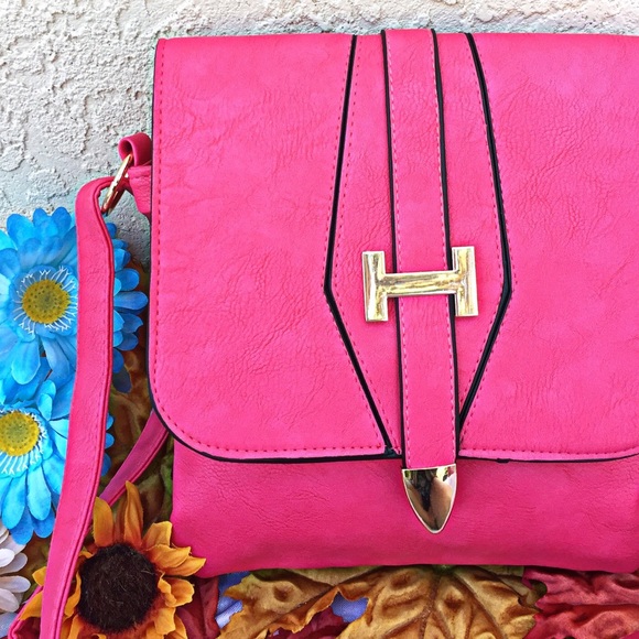 ❗️🚫SOLD❗️Pink Festivities Crossbody - Picture 2 of 4