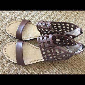 Ann taylor loft ankle weave sandal