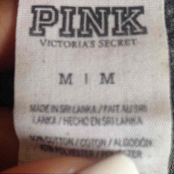 Grey PINK hoodie - Picture 2 of 2