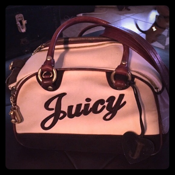 Dog carrier Vintage Pink w brown leather Juicy bag