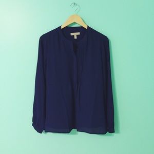 🚫SOLD🚫 Banana Republic Cobalt Blue Blouse