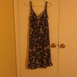Ann Taylor Loft blue flower dress