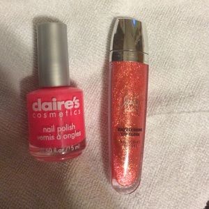 Lip Gloss and Nail Polish