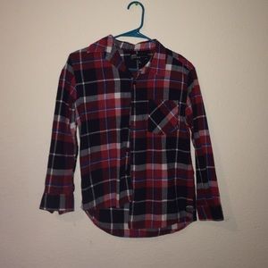 Vans plaid button up