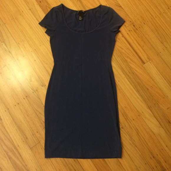 Navy blue H&M bodycon dress