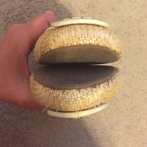 Tory Burch Straw Reva Flats - Picture 2 of 4