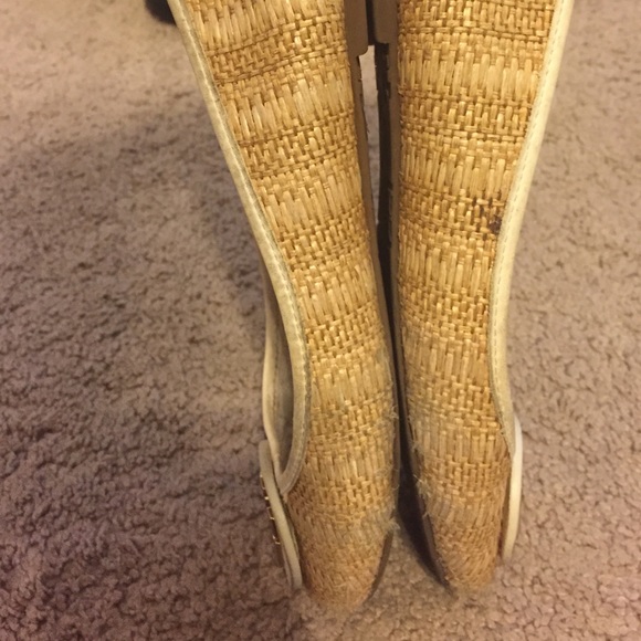 Tory Burch Straw Reva Flats - Picture 3 of 4