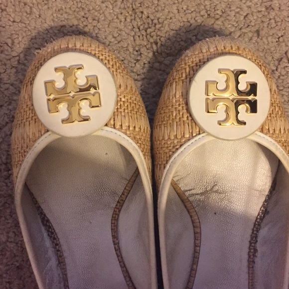 Tory Burch Straw Reva Flats - Picture 4 of 4