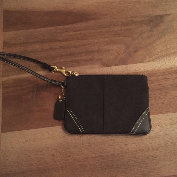 Coach wristlet. Worn