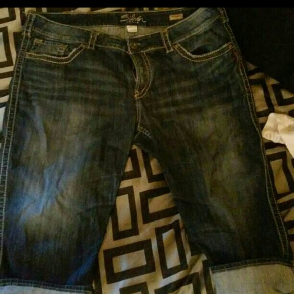 Silver jeans capris