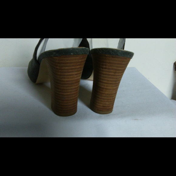 NINE WEST Black Linen Slingback - Picture 4 of 4