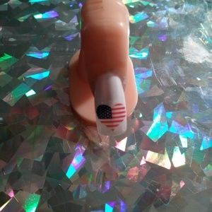 American Heart Nail Decals