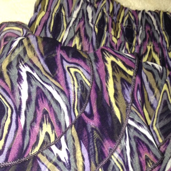 Purple Ruffle Skirt - Picture 2 of 3
