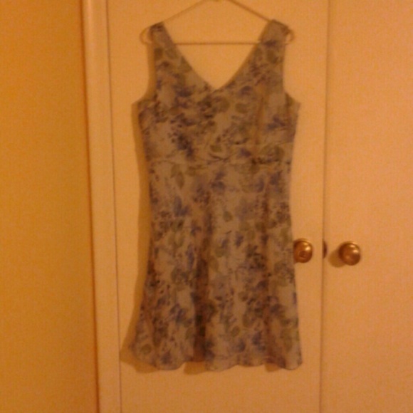 And Taylor blue floral dress