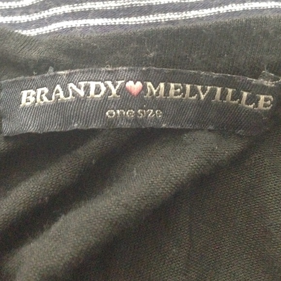 ❌SOLD IN A BUNDLE❌Brandy Melville black tank top - Picture 2 of 3