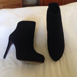 ZARA suede leather booties