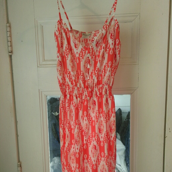 Coral Aztec Jumpsuit