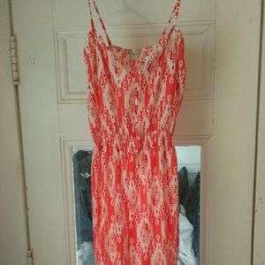 Coral Aztec Jumpsuit