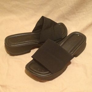 Black sandals