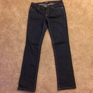 BDG. Dark wash slim straight jeans