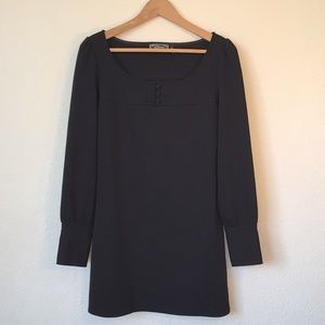 Guess Black Long Sleeve Dress