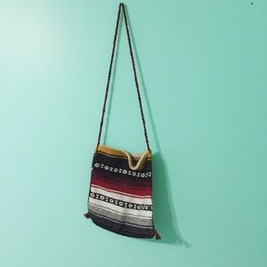 🚫SOLD🚫 Vintage Woven Blanket Bag