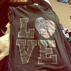 Victoria secret bling T-shirt