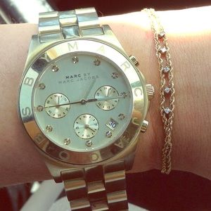 Gold Marc Jacobs watch
