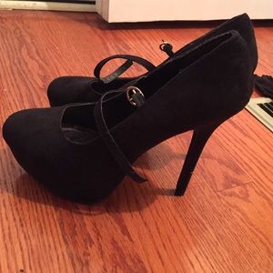 Black high heels