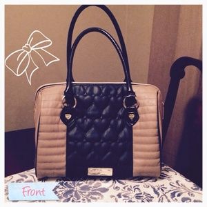*NEGOTIABLE* Betsey Johnson Heart-Padded Handbag
