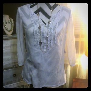 White cotton tunic